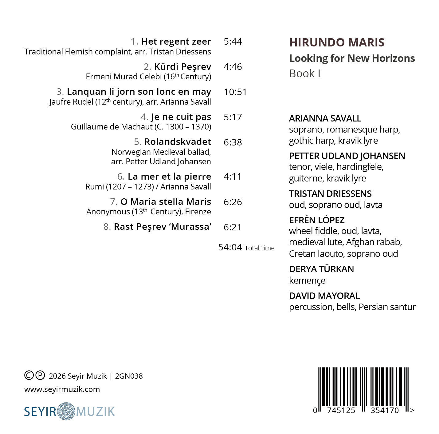 HIRUNDO MARIS | Looking for New Horizons Book I (remastered) - Image 2